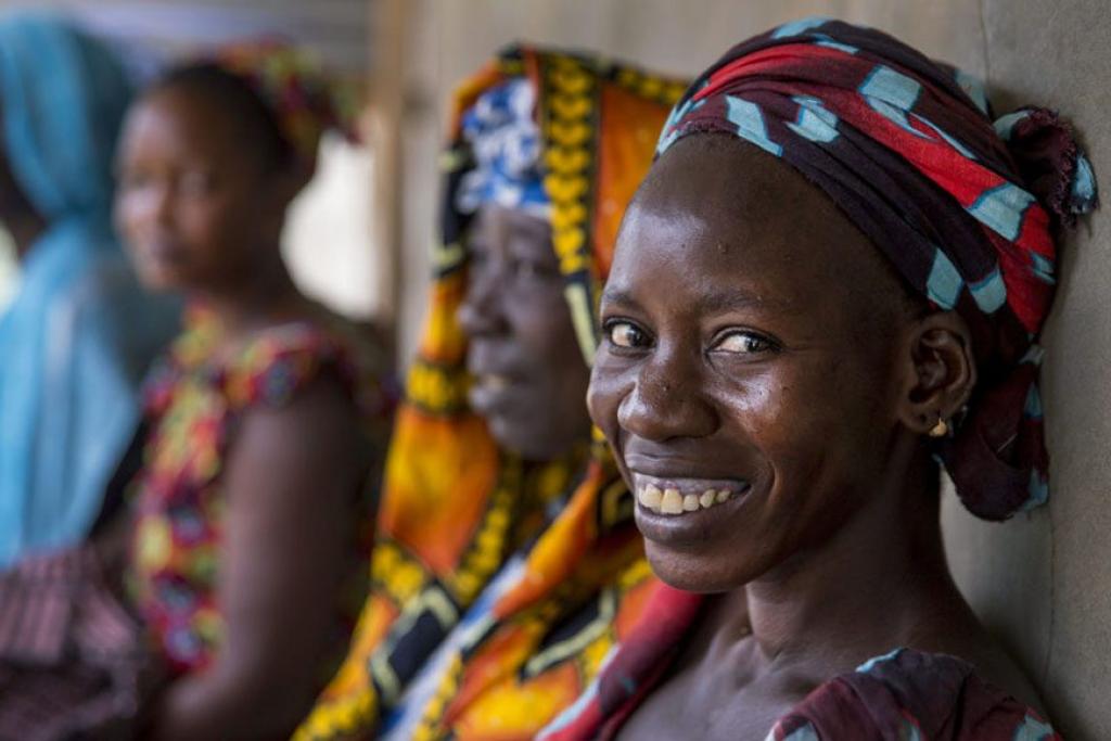 Photo credit: Women wait to receive SRH services and counceling at mobile clinic in a a rural area of Laniar, Senegal. (Jonathan Torgovnik/Getty Images/Images of Empowerment)